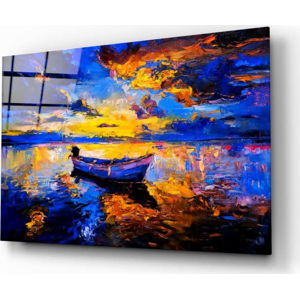 Skleněný obraz Insigne Navy Blue Sunset, 72 x 46 cm
