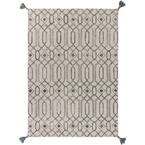 Šedý vlněný koberec Flair Rugs Pietro, 200 x 290 cm