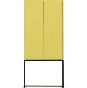 Žlutá skříňka 75x164,5 cm Lennon – Really Nice Things