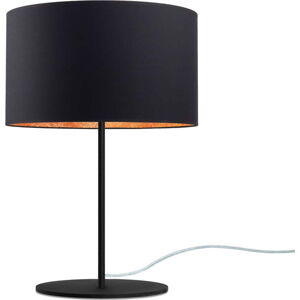 Černo-měděná stolní lampa Sotto Luce MIKA M 1T