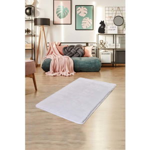 Bílý koberec Milano, 120 x 70 cm