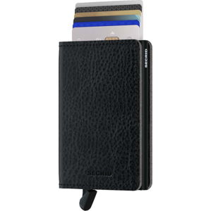 Černá kožená peněženka s pouzdrem na karty Secrid Elegance