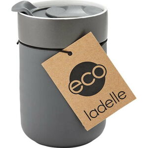 Tmavě šedý cestovní termohrnek Ladelle Eco, 300 ml