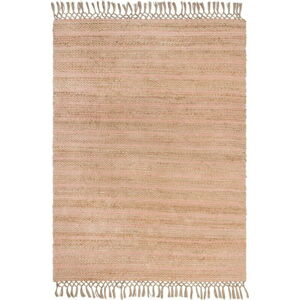 Růžový jutový koberec Flair Rugs Equinox, 120 x 170 cm