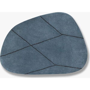 Modrý vlněný koberec 150x200 cm Shape – Mette Ditmer Denmark