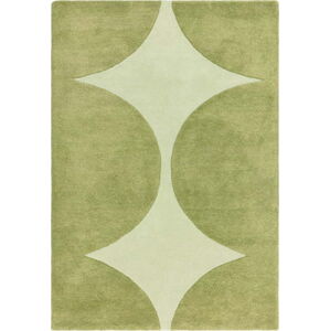 Zelený ručně tkaný vlněný koberec 160x230 cm Canvas – Asiatic Carpets