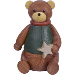 Vánoční dekorace Ego Dekor Teddy Bear, výška 12 cm
