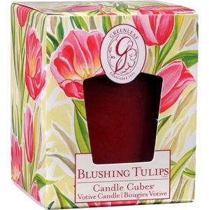 Svíčka s vůní tupilánu Greenleaf Blushing Tulips, doba hoření 15 hodin