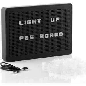 Černá LED světelná tabule s písmenky InnovaGoods