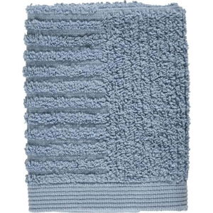 Modrý ručník ze 100% bavlny na obličej Zone Classic Blue Fog, 30 x 30 cm