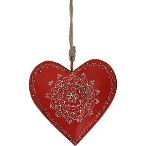 Závěsná dekorace ve tvaru srdce Antic Line Decoration