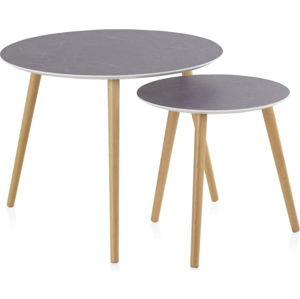 Sada 2 konferenčních stolků Geese Nordic Style Grisso, ⌀ 60 cm