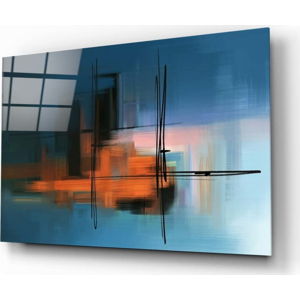 Skleněný obraz Insigne Abstract Silhouette, 110 x 70 cm