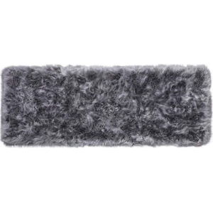 Šedý koberec z ovčí vlny Royal Dream Zealand Long, 70 x 190 cm