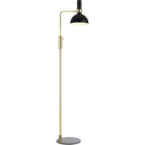 Stojací lampa v černo-zlaté barvě Markslöjd Larry