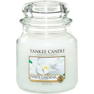 Vonná svíčka Yankee Candle Bílá Gardénie, doba hoření 65 hodin
