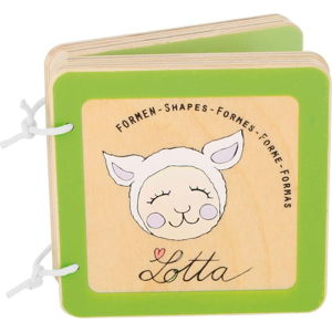 Dětská dřevěná knížka Legler Lotta the Lamb