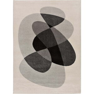 Šedo-krémový koberec 135x190 cm Ashley – Universal
