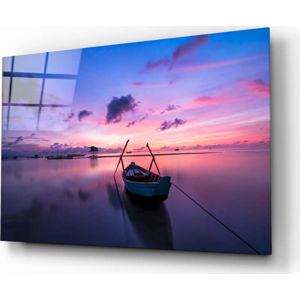 Skleněný obraz Insigne Sunset Painting on the Boat, 110 x 70 cm