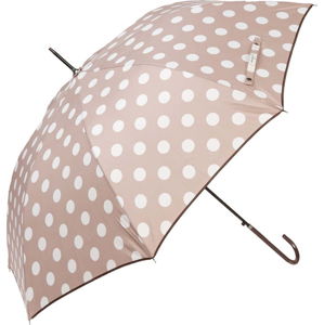 Deštník Ambiance Beige Dots, ⌀ 98 cm