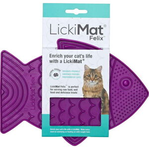 Lízací podložka pro kočky Felix Purple – LickiMat