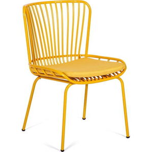 Sada 2 žlutých zahradních židlí Bonami Selection Rimini