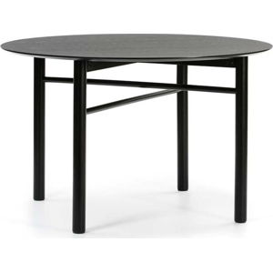 Černý kulatý jídelní stůl Teulat Junco, ø 120 cm