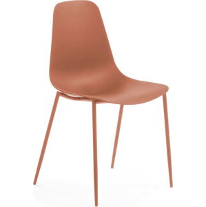 Tmavě oranžová jídelní židle La Forma Wassu