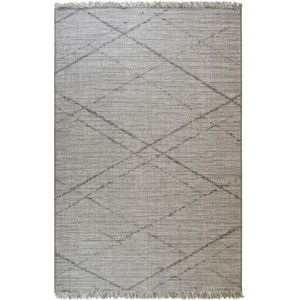 Šedý venkovní koberec Floorita Gipsy, 130 x 190 cm