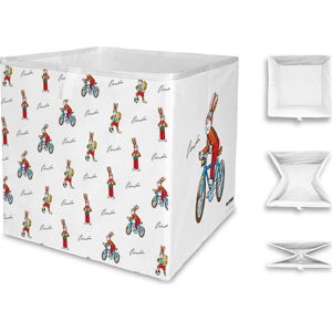 Skládací úložný box Čtyřlístek by Mr. Little Fox Trio Bunny, 32 x 32 cm