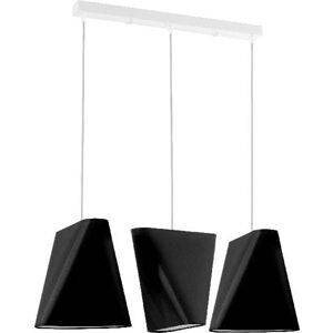 Černé závěsné svítidlo 82x28 cm Velo - Nice Lamps