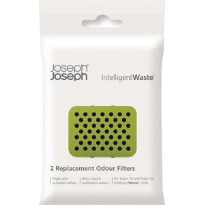 Sada 2 náhradních uhlíkových filtrů Joseph Joseph IntelligentWaste Odour Filters