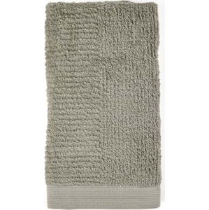 Zelenošedý bavlněný ručník 100x50 cm Classic - Zone