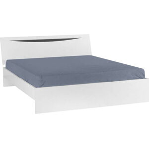 Bílá dvoulůžková postel Artemob Letty, 160 x 200 cm