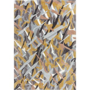 Šedo-žlutý koberec Flair Rugs Bark, 160 x 230 cm