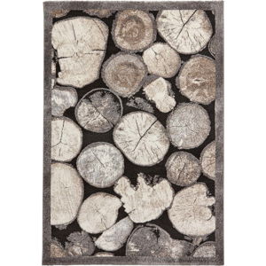 Šedý koberec 230x160 cm Woodland - Think Rugs