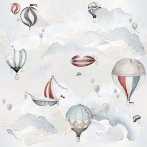 Nástěnná tapeta Dekornik Balloons Adventure