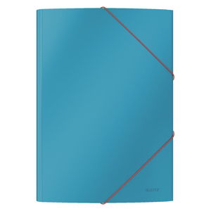 Sada 10 modrých kancelářských desek s hebkým povrchem Leitz Cosy, A4