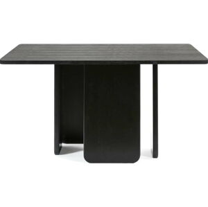 Černý jídelní stůl Teulat Arq, 137 x 137 cm