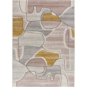 Žluto-krémový koberec 120x170 cm Ashley – Universal