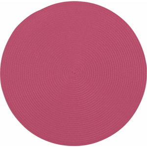 Růžové kulaté prostírání Tiseco Home Studio Round, ø 38 cm