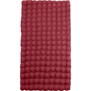 Červená relaxační masážní matrace Linda Vrňáková Bubbles, 110 x 200 cm