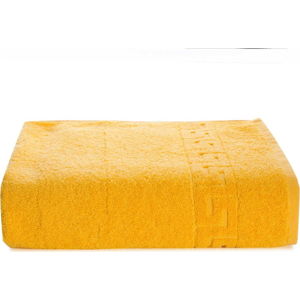 Žlutý bavlněný ručník Kate Louise Pauline, 30 x 50 cm