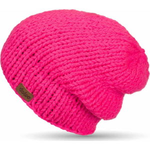 Ručně pletená čepice DOKE Pink Beanie