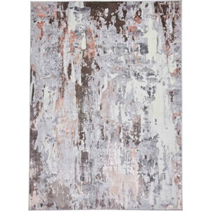 Šedo-růžový koberec Think Rugs Apollo, 120 x 170 cm