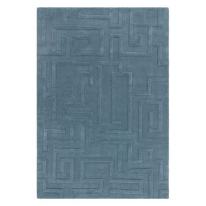 Modrý vlněný koberec 160x230 cm Maze – Asiatic Carpets