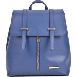 Modrý kožený batoh Sofia Cardoni Angelica