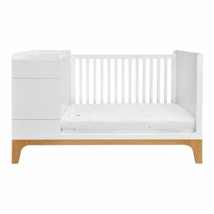 Bílá variabilní dětská postel BELLAMY UP, 70 x 120 cm