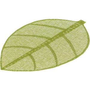 Zelené prostírání ve tvaru listu Casa Selección, 50 x 33 cm