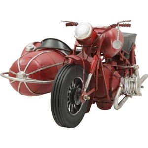 Dekorativní kovová motorka Mauro Ferretti Sidecar